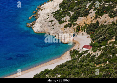 Strand Lubenice Antenne Stockfoto