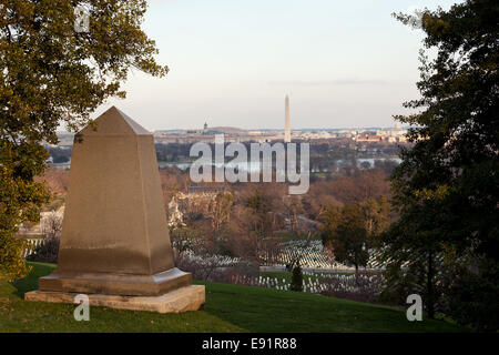 Civil War Memorial in Arlington Cemetery Stockfoto