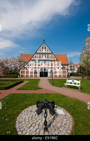 Rathaus in Jork, Deutschland Stockfoto