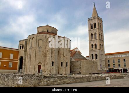 Kirche St. Donatus in Zadar, Kroatien Stockfoto