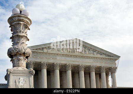 Oberste Gerichtshof Washington DC USA Stockfoto