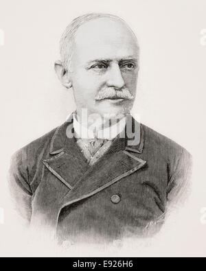 Benjamín Máximo Laguna y Villanueva, 1822-1902.  Spanischer Botaniker und Entomologe. Stockfoto