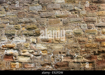 Detail der alten Stadtmauer Stockfoto