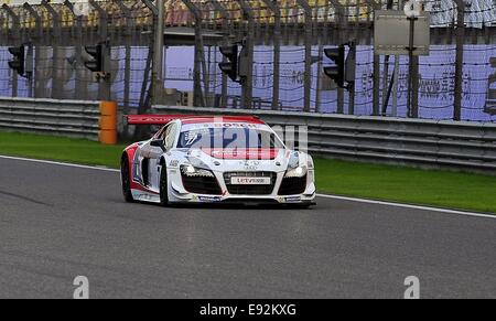 Shanghai, China. 17. Oktober 2014. Audi R8 LMS Cup am Shanghai International Circuit. FMCS offiziellen freien Training. Bildnachweis: Marcio Machado/ZUMA Draht/Alamy Live-Nachrichten Stockfoto