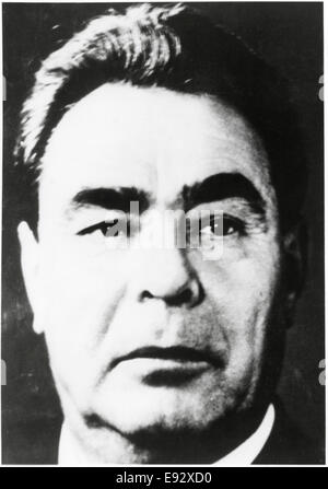 Leonid Ilich Breschnew (1906-82), russischer Politiker, Generalsekretär der kommunistischen Partei der Sowjetunion (1964-82), Portrait, ca. 1965 Stockfoto