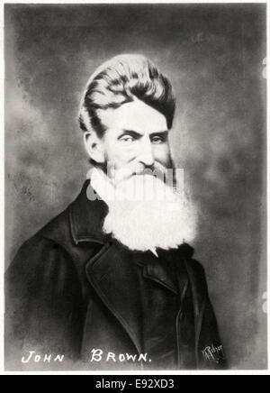 John Brown (1800 – 1859), US-amerikanischer Abolitionist, Portrait, ca. 1859 Stockfoto