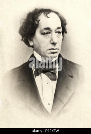 Benjamin Disraeli (1804-1881), britischer Politiker und Premierminister des Vereinigten Königreichs, Porträt, um 1870 Stockfoto