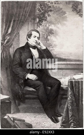 Washington Irving (1783 – 1859), US-amerikanischer Schriftsteller und Diplomat, Portrait Stockfoto