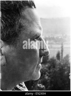 Gertrude Stein (1874-1946), US-amerikanischer Schriftsteller und Dichter, close-up-Profil, ca. 30er Stockfoto