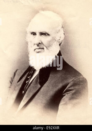 John Greenleaf Whittier (1807-92), bemerkte amerikanischen Quäker Dichter, Porträt, um 1890 Stockfoto