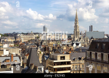 Skyline der Stadt von Brüssel, Belgien Stockfoto