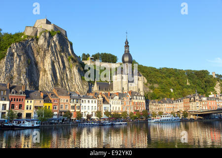 Stadt von Dinant, Belgien Stockfoto