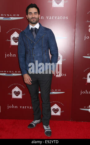 11. jährliche John Varvatos Stuart Haus Vorteil mit: Tyler Hoechlin Where: Los Angeles, California, Vereinigte Staaten von Amerika bei: 13. April 2014 Stockfoto