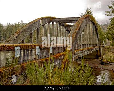 Brücke in die Vergangenheit Stockfoto