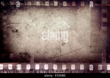 Negative Filmframe, Textfreiraum Stockfoto