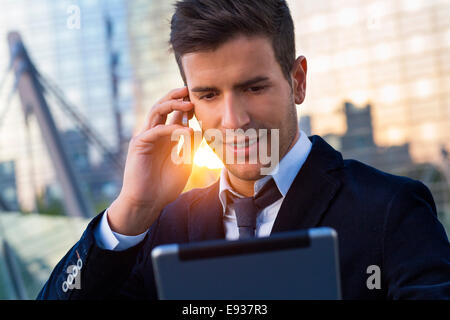 Porträt des Kaufmanns Stockfoto