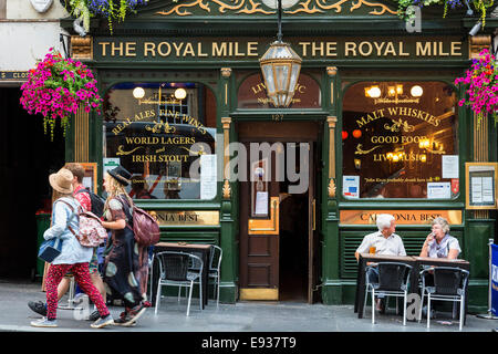 Schottland, Stadtleben in Edingburgh Stockfoto