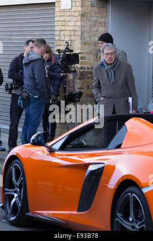 Kate Beckinsale, Terry Jones und Rob Riggle film Szenen für "Absolut nichts" Central London mit: Kate Beckinsale Where: London, Vereinigtes Königreich bei: 15. April 2014 Stockfoto