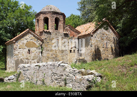 Alte Kirche in der Nähe der Festung Gremi, Kachetien, Georgia, Europa Stockfoto