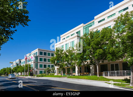 Der alte Apple Inc Head Office Campus, One Infinite Loop, Cupertino, Kalifornien, USA Stockfoto