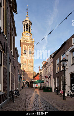 Neue Turm (Nieuwe Toren) Kampen Stockfoto