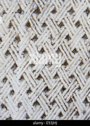 Heraion von Samos, großen Heiligtum der Göttin Hera, Samos Griechenland, ein UNESCO-Weltkulturerbe, detaillierte Muster auf Marmor Stockfoto