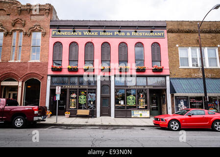 Finnegans Wake Irish Pub & Restaurant, 305 South Avenue, Springfield, Missouri Stockfoto