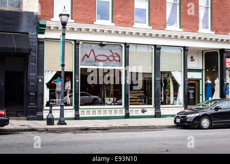 Salon Moda, 317 South Avenue, Springfield, Missouri Stockfoto