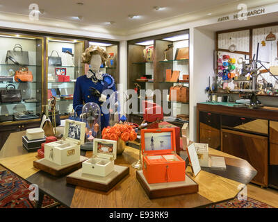 Luxuskaufhaus Bergdorf Goodman Display, NYC Stockfoto