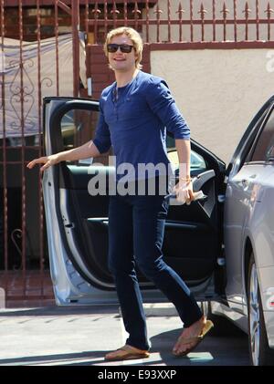 Ankunft bei den Proben für Woche 6 von "Dancing With The Stars" mit prominenten: Charlie weiß wo: Los Angeles, California, Vereinigte Staaten von Amerika bei: 15. April 2014 Stockfoto