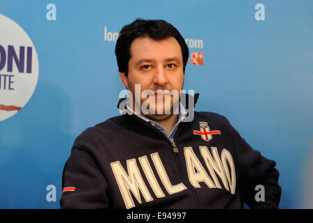 Matteo Salvini (Mitglied des Europäischen Parlaments) Stockfoto
