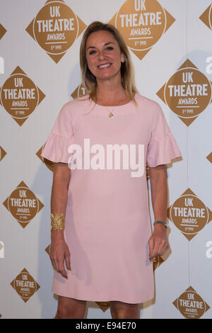 UK Theatre Awards 2014, Schauspielerin Tamzin Outhwaite Stockfoto