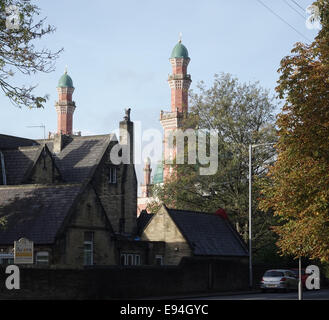 Bradford-Moschee, Al-Jamia Suffa-Tul-Islam, Horton Park Ave Bradford, West Yorkshire BD5 0NJ Stockfoto