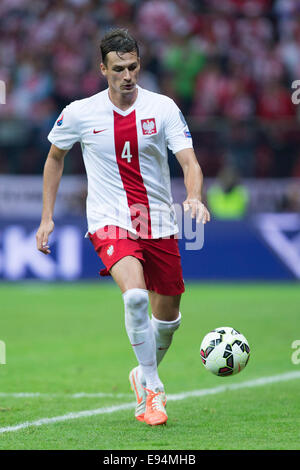 Warschau, UK. 14. Oktober 2014. Lukas Szukala von Polen - Polen vs. Schottland - UEFA Euro 2016 Qualifier - Nationalstadion - Warschau - 14.10.2014 Pic Philip Oldham/Sportimage. © Csm/Alamy Live-Nachrichten Stockfoto