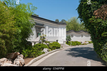 Kalifornien, San Marino, The Huntington, Botanischer Garten, chinesischer Garten Eingang Stockfoto