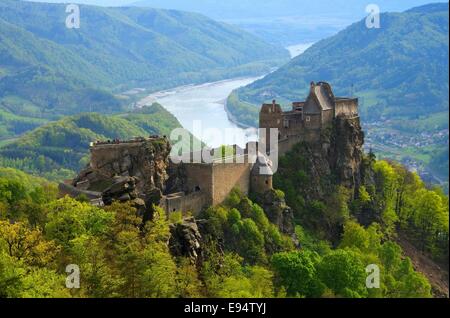 Aggstein Burg - Burg Aggstein 05 Stockfoto