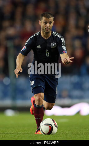 Glasgow, Vereinigtes Königreich. 11. Oktober 2014. Shaun Maloney von Schottland - Euro 2016 Qualifying - Schottland Vs Georgien - Ibrox Stadium - Glasgow - Schottland 11. Oktober 2014 - © Simon Bellis/Sportimage/Csm/Alamy Live-Nachrichten Stockfoto