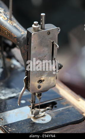 Alte Nähmaschine Stockfoto