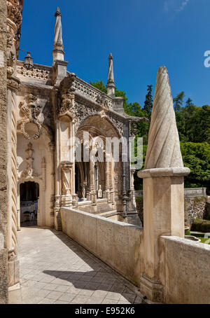 Portugal, Beira Litoral, Zentralportugal, Busaco, der Palácio Hotel do Buçaco, Stockfoto