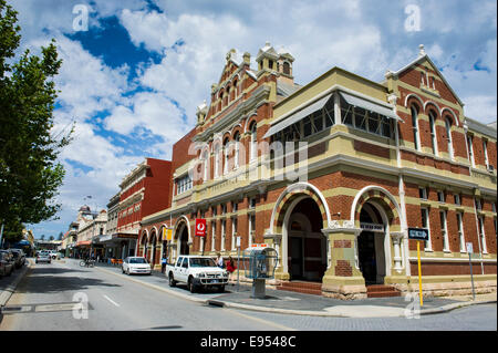 Kolonialen Gebäuden in der Innenstadt von Fremantle, Western Australia Stockfoto