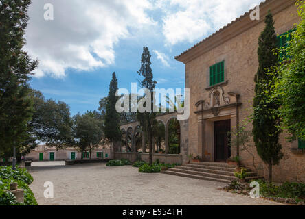 Santuari Nostra Senyora de Cura Heiligtum, Randa, Mallorca, Balearen, Spanien Stockfoto