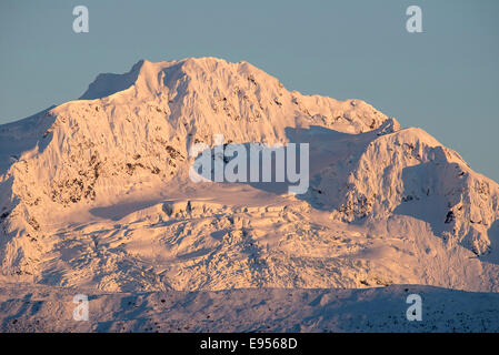 Chugach Range, College Fjord, Prince William Sound, Alaska Stockfoto