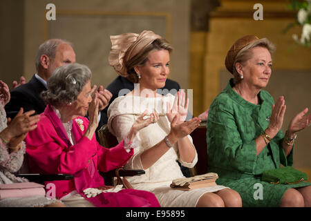 Belgien, Brüssel auf 2013/07/21: Zeremonie der Abdankung von König Albert II. im königlichen Palast Stockfoto