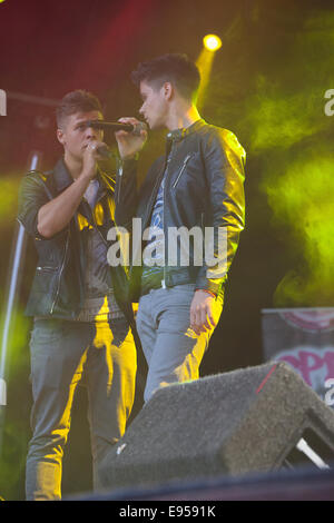 Tralee, Irland, 15. August 2014, Taken Höchstleistungen live The Rose of Tralee Festival, Tralee, County Kerry am 15. August 2014 Stockfoto