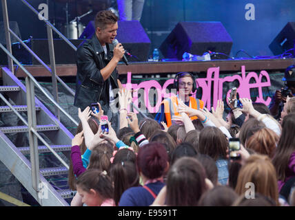 Tralee, Irland, 15. August 2014, Taken Höchstleistungen live The Rose of Tralee Festival, Tralee, County Kerry am 15. August 2014 Stockfoto