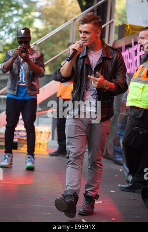 Tralee, Irland, 15. August 2014, Taken Höchstleistungen live The Rose of Tralee Festival, Tralee, County Kerry am 15. August 2014 Stockfoto