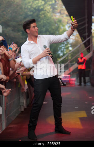 Tralee, Irland, 15. August 2014, Taken Höchstleistungen live The Rose of Tralee Festival, Tralee, County Kerry am 15. August 2014 Stockfoto