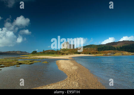 Castle Tioram und Loch Moidart, Doirlinn, Moidart, Lochaber Stockfoto