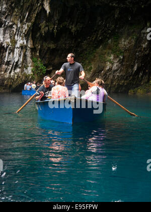 Melissani Höhle auf der Insel Kefalonia in Griechenland Stockfoto