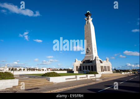 Das Portsmouth Marine-Ehrenmal in Southsea Common zum Gedenken an Mitglieder der Royal Navy hatte kein bekanntes Grab Stockfoto